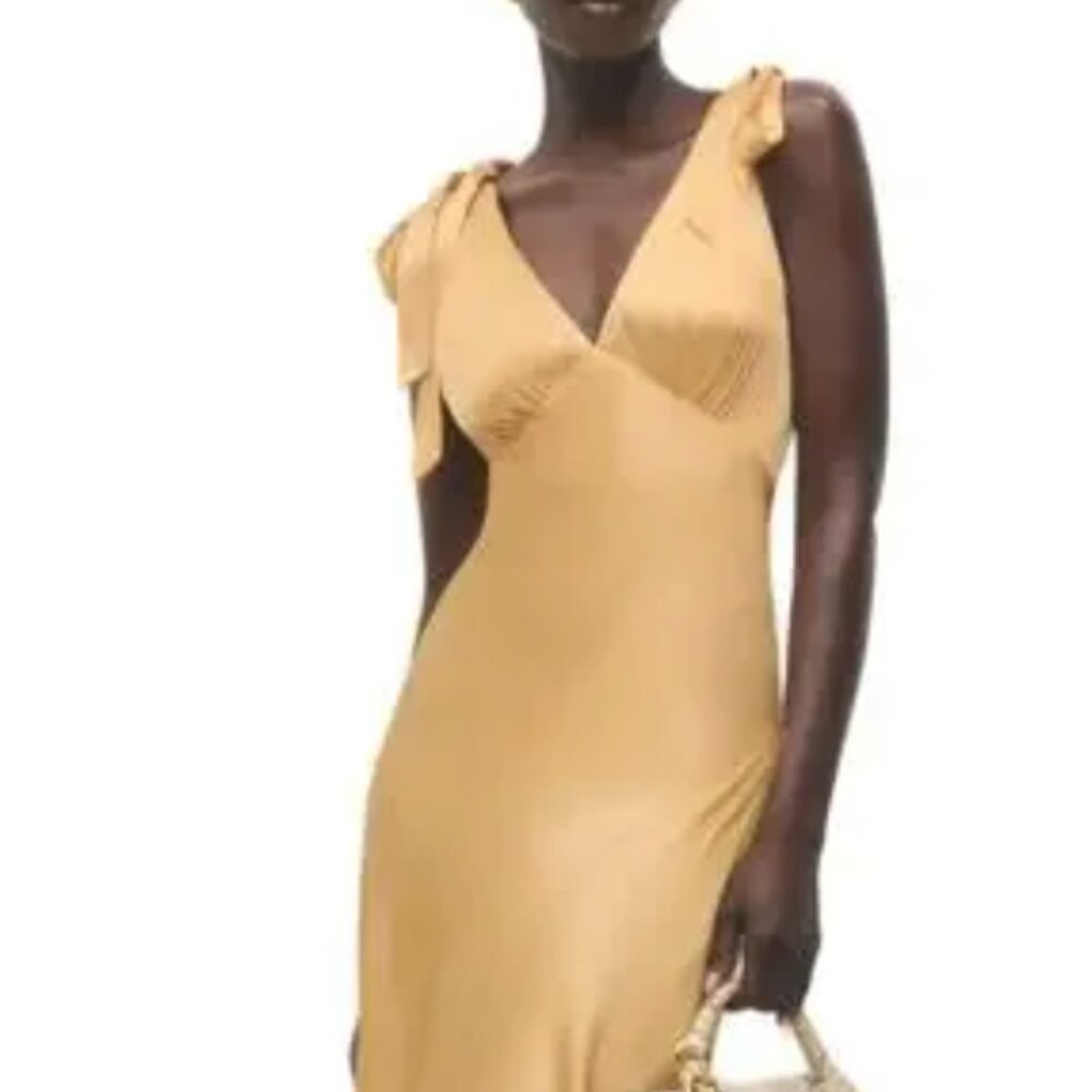 Reformation Pernille Silk Dress -New With Rags